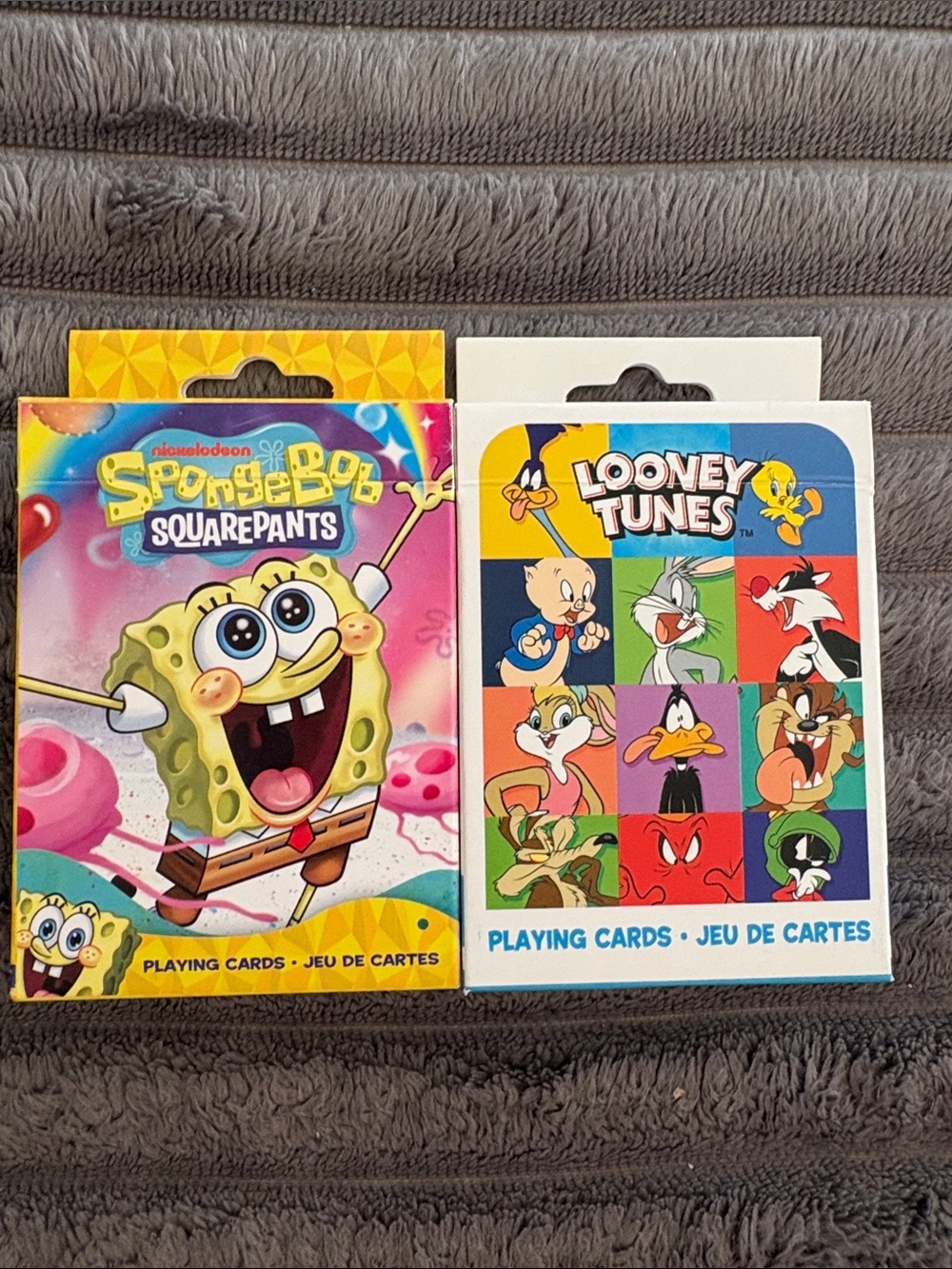SpongeBob SquarePants and Looney Tunes Playing Cards